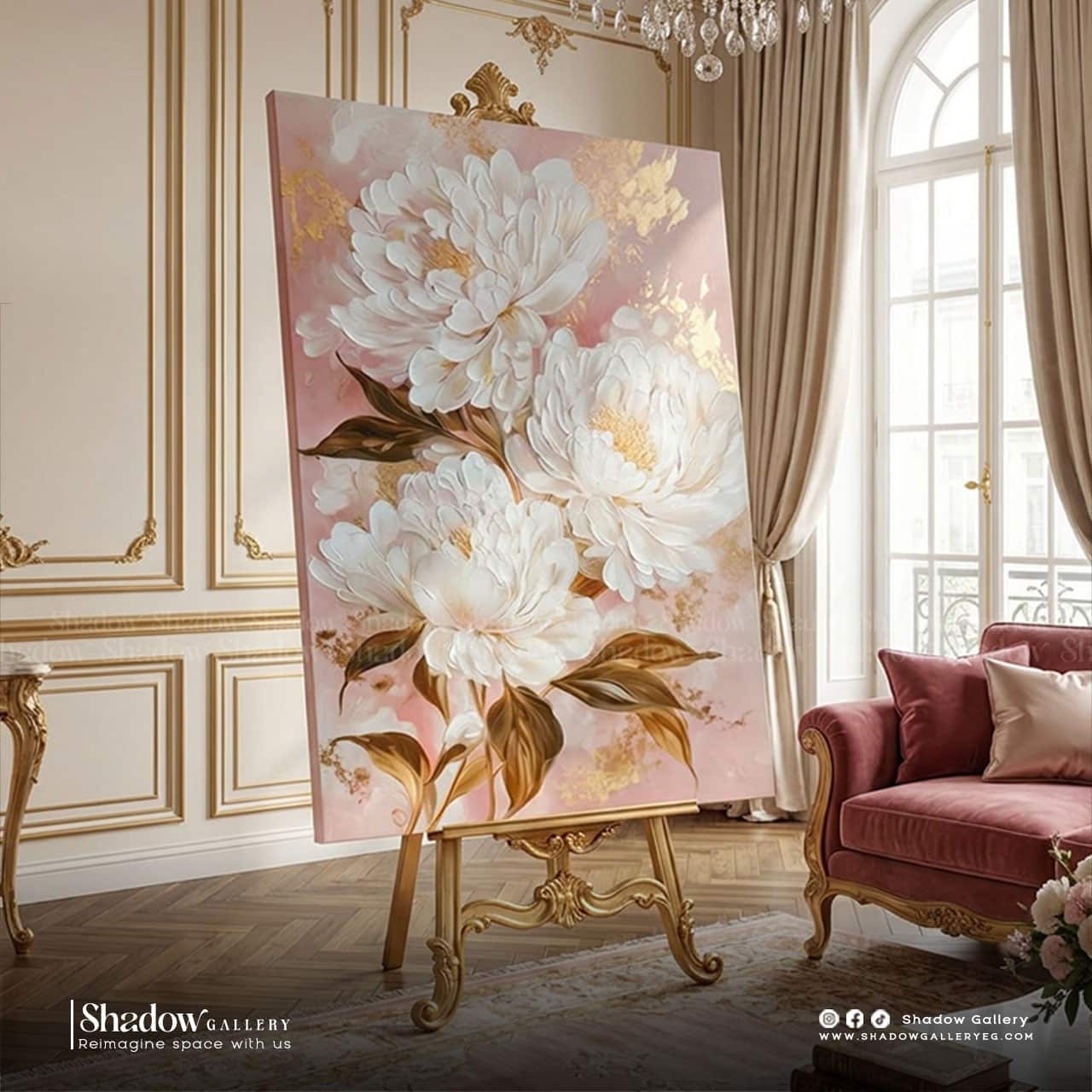 Luxury Textured White Peony Canvas Art – premium framed canvas wall art