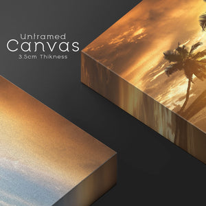 Abstract Makeup Girl - Set of 3 – styled in a modern room setting