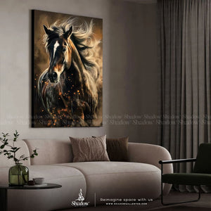 Brown Horse Canvas Print – premium framed canvas wall art