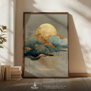 Unique Artistic Art Piece – styled in a modern room setting