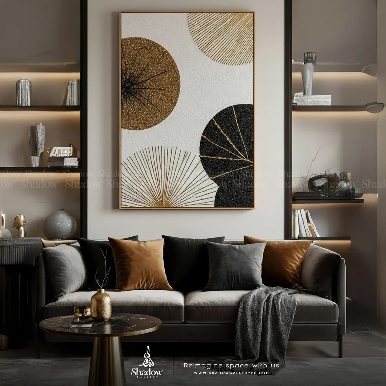 Minimalist Canvas Painting Elegance Abstract – premium framed canvas wall art