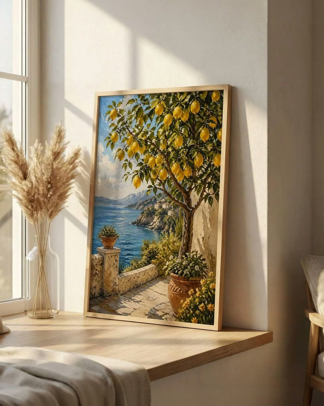 Amalfi Coast Lemon Tree Canvas Art